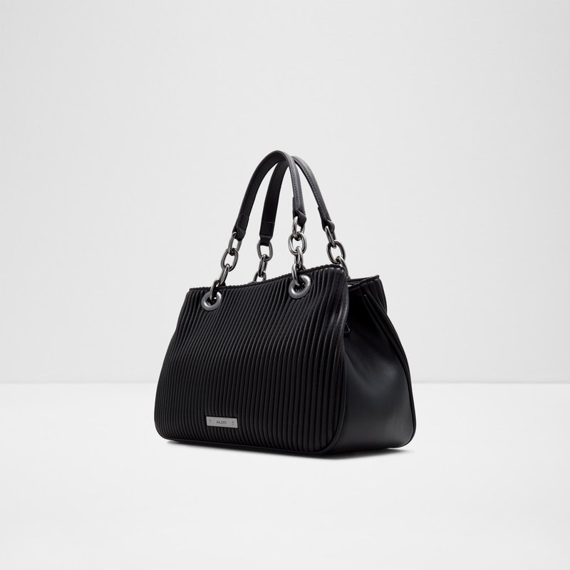 Aldo satchel torbica za nošenje u ruci GLORIANA SYN MIX MAT - crna 4