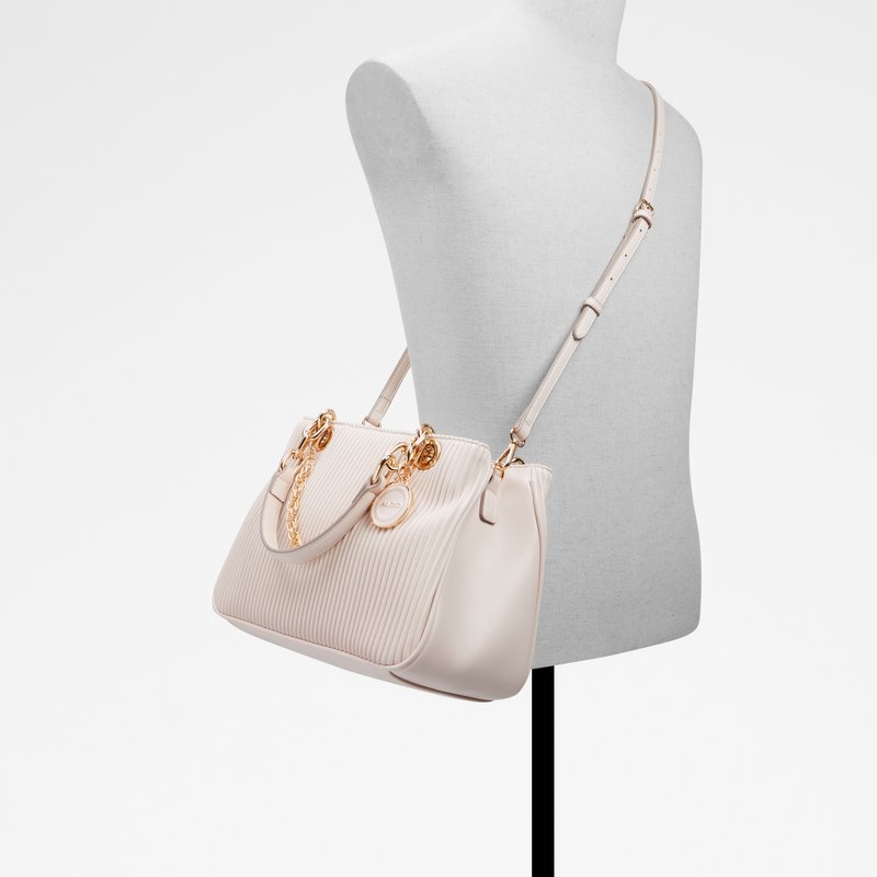 Aldo satchel torbica za nošenje u ruci GLORIANA SYN MIX MAT - ružičasta 4