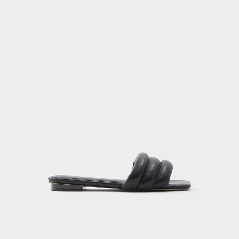Aldo ravne sandale GOANI SYN SMOOTH - crna 1