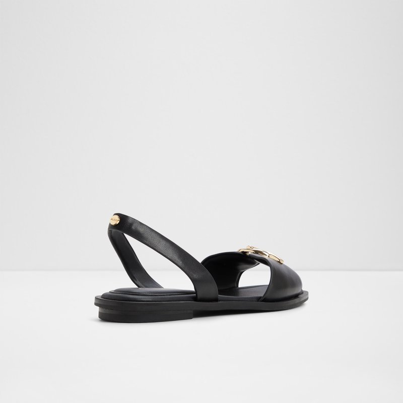 Aldo ravne sandale GOASSI SYN SMOOTH - crna 2