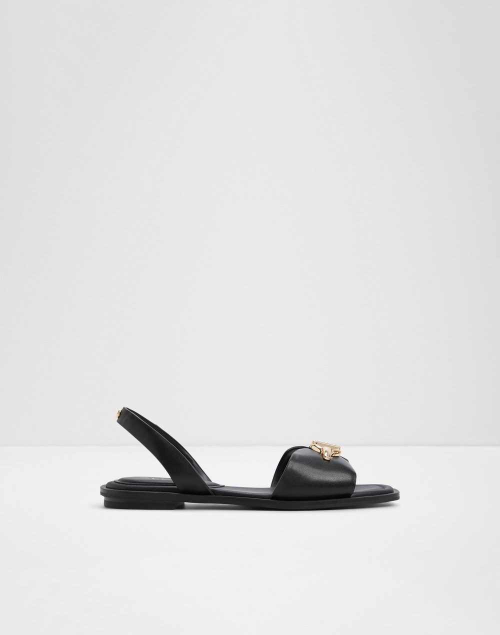 Aldo ravne sandale GOASSI SYN SMOOTH - crna
