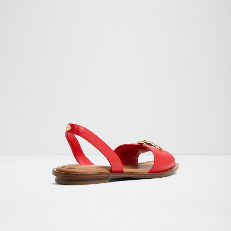 Aldo ravne sandale GOASSI SYN SMOOTH - crvena 2