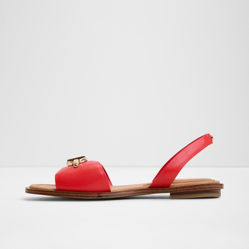 Aldo ravne sandale GOASSI SYN SMOOTH - crvena 3