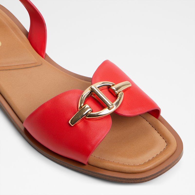 Aldo ravne sandale GOASSI SYN SMOOTH - crvena 5