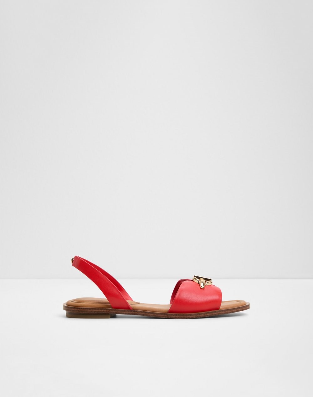 Aldo ravne sandale GOASSI SYN SMOOTH - crvena