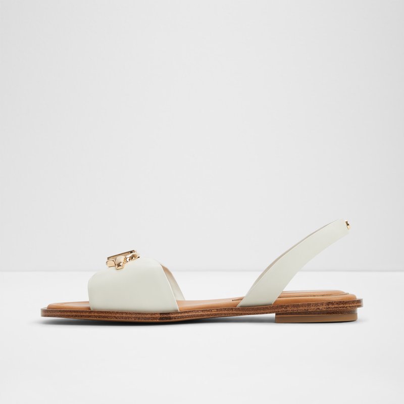 Aldo ravne sandale GOASSI SYN SMOOTH - bijela 2