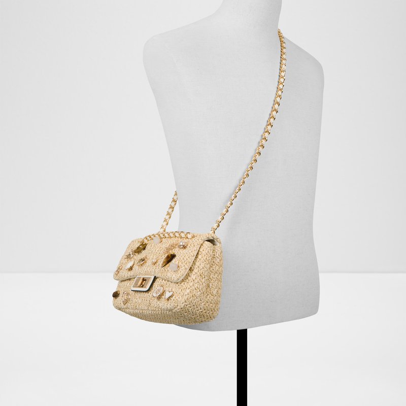 Aldo torbica za nošenje na ramenu GOLDENSUN TEX MIX MAT - bež 3