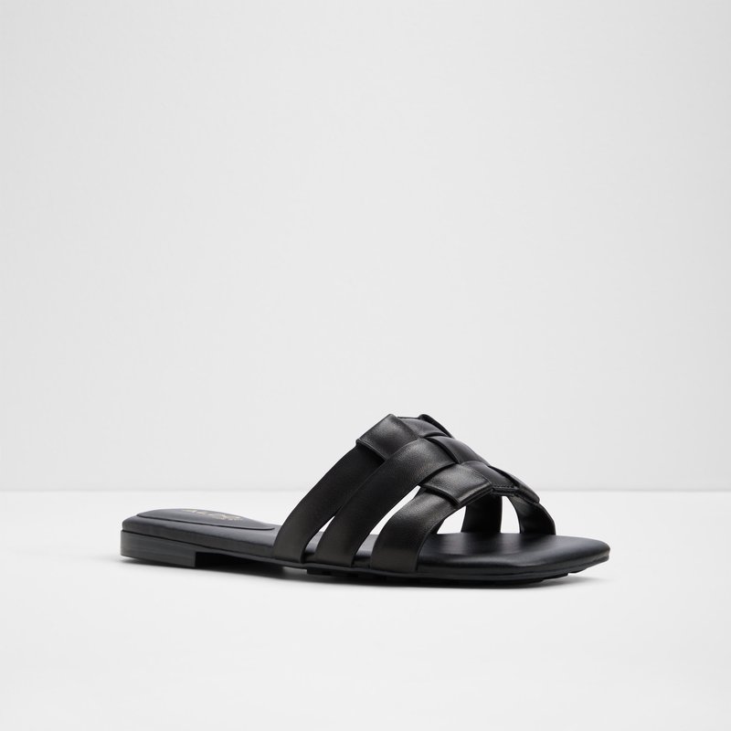 Aldo ravne natikače GOTOSANDAL LEA SMOOTH - crna 3