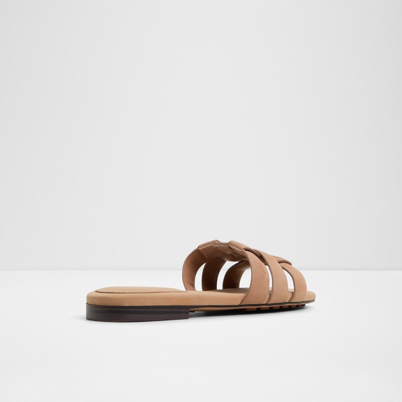 Aldo ravne natikače GOTOSANDAL LEA NUBUCK - smeđa 2