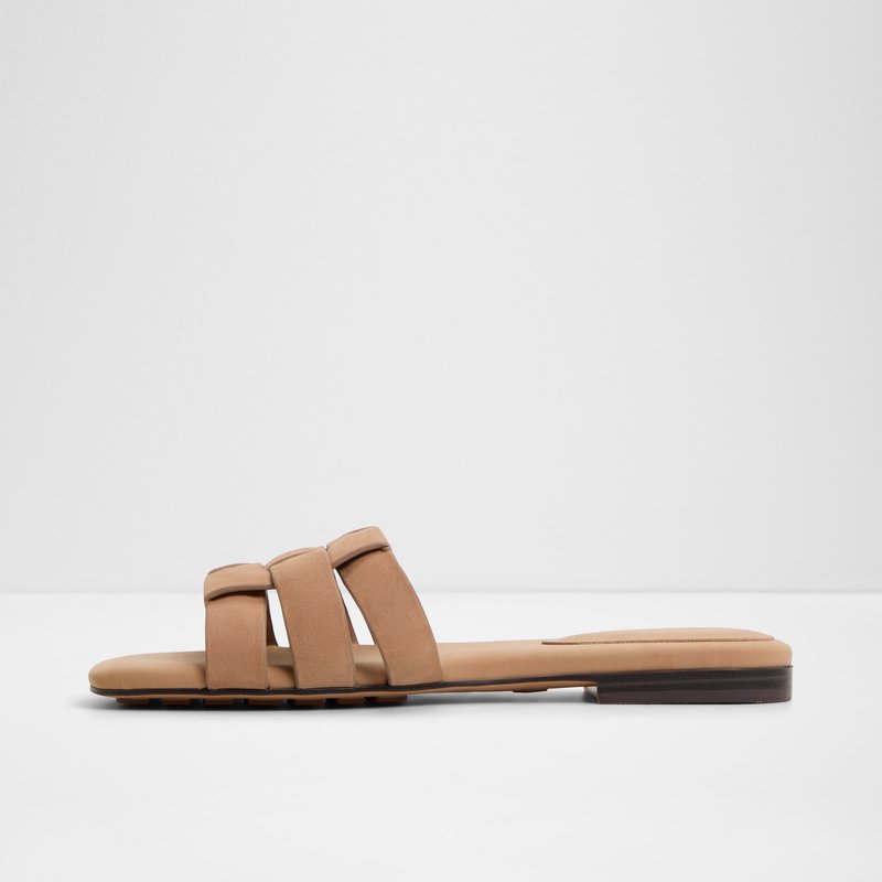 Aldo ravne natikače GOTOSANDAL LEA NUBUCK - smeđa 3