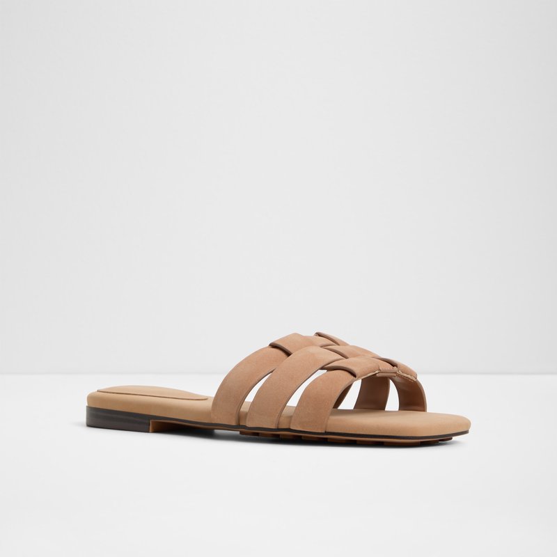 Aldo ravne natikače GOTOSANDAL LEA NUBUCK - smeđa 4