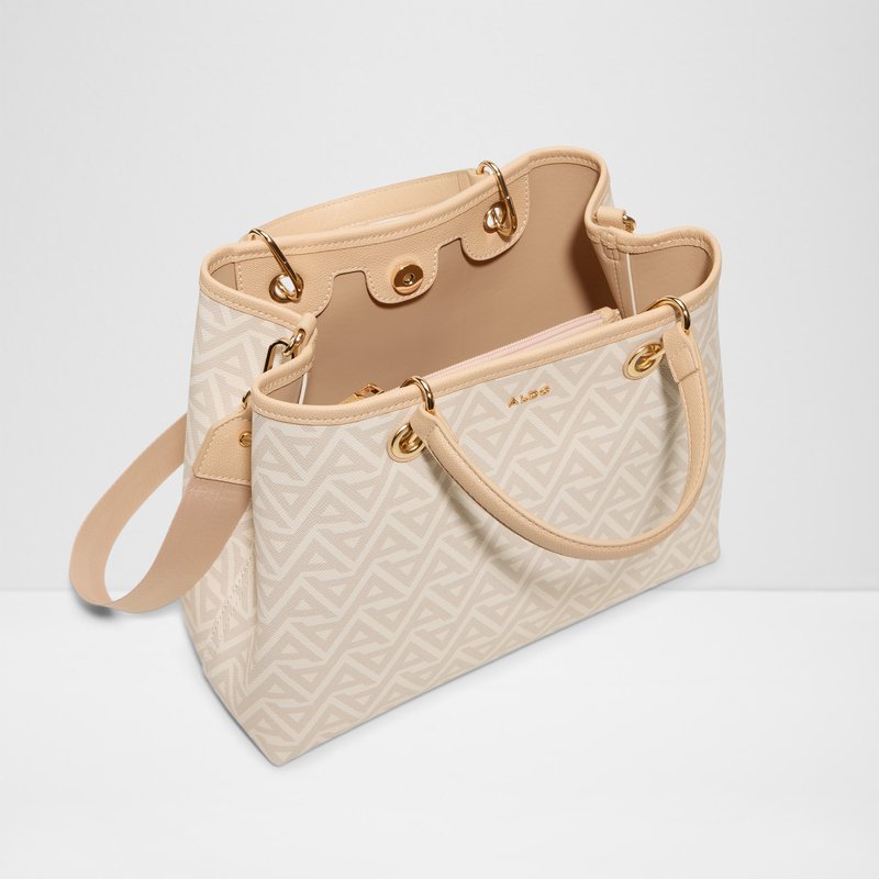 Aldo satchel torba za nošenje u ruci ili na ramenu GRACELYNEE SYN MIX MAT - bež 4