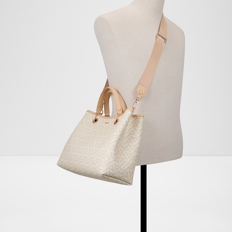 Aldo satchel torba za nošenje u ruci ili na ramenu GRACELYNEE SYN MIX MAT - bež 3