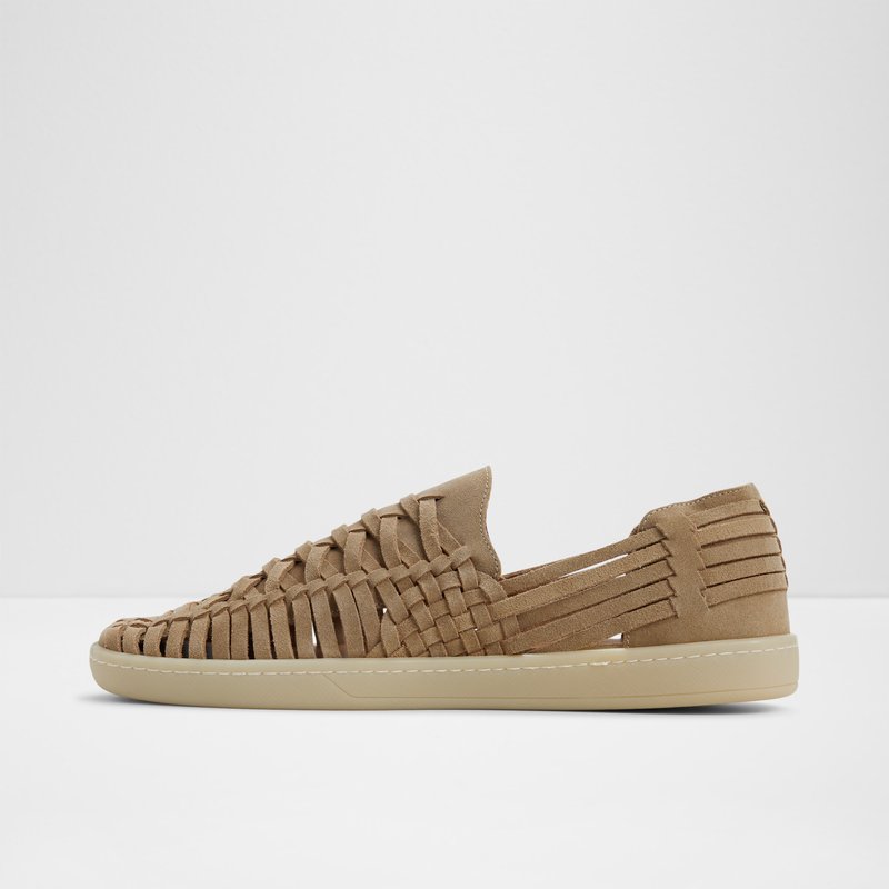 Aldo kožne muške mokasine GRECIO LEA SUEDE - bež 3