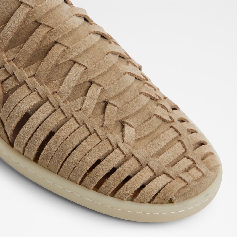 Aldo kožne muške mokasine GRECIO LEA SUEDE - bež 7