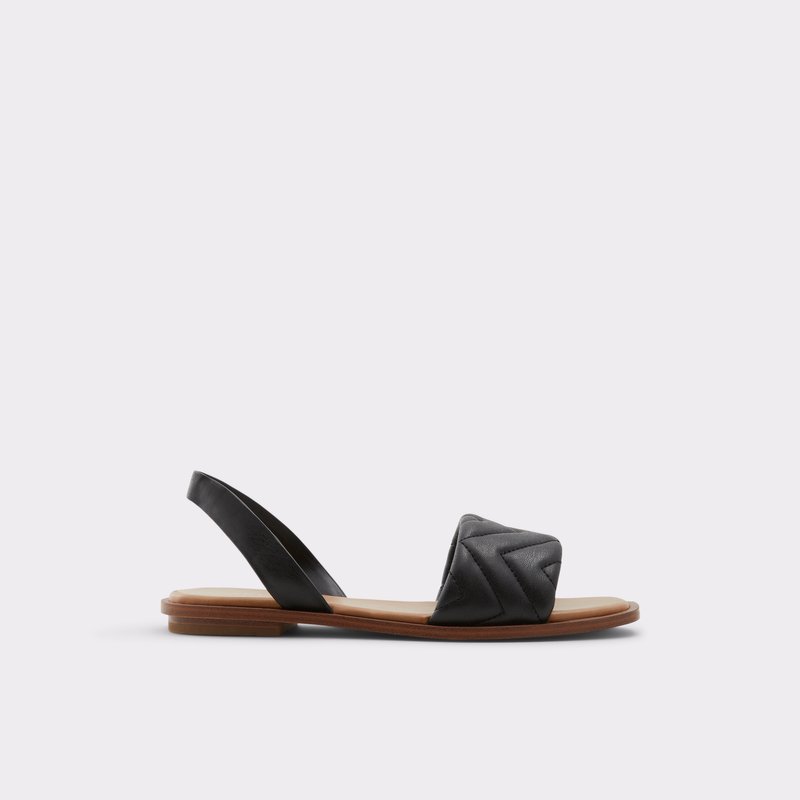 Aldo ravne sandale GRIRAWIAFLEX SYN SMOOTH - crna 1