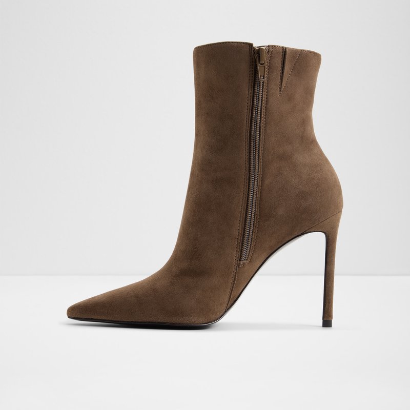 Aldo gležnjače na petu GUAVABERRY LEA SUEDE - smeđa 6