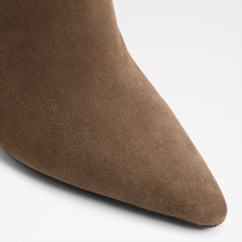 Aldo gležnjače na petu GUAVABERRY LEA SUEDE - smeđa 4