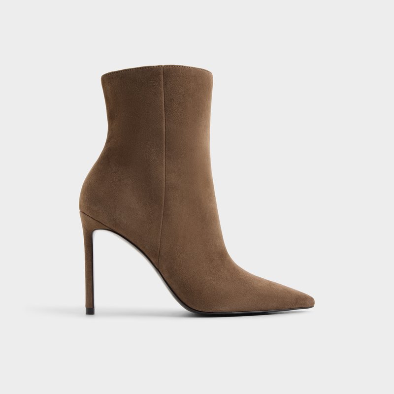 Aldo gležnjače na petu GUAVABERRY LEA SUEDE - smeđa 1