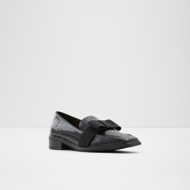 Aldo oxford cipele HAIRALLE SYN EMB CROCO - crna 4