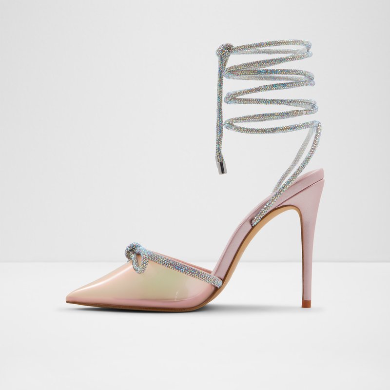 Aldo cipele na visoku petu HALALIA SYN CLEAR TPU - ružičasta 2