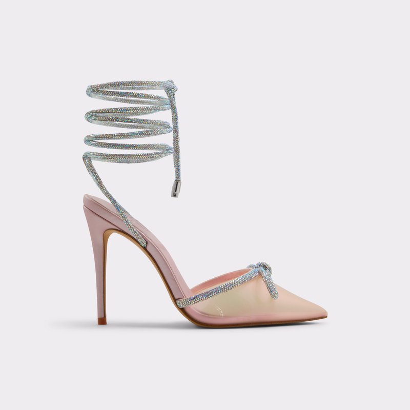 Aldo cipele na visoku petu HALALIA SYN CLEAR TPU - ružičasta 1