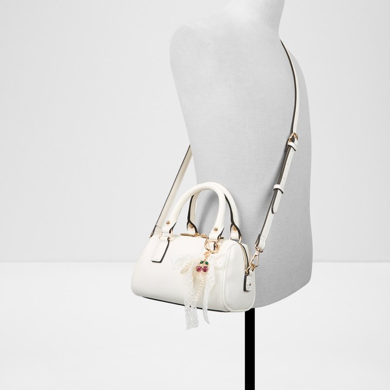 Aldo torbica za nošenje u ruci ili na ramenu HALIEWHITE SYN MIX MAT - bijela 3