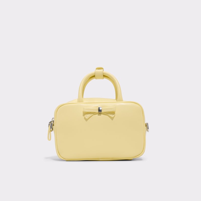 Aldo satchel torbica za nošenje na ramenu ili u ruci HALIEY SYN MIX MAT - žuta 1