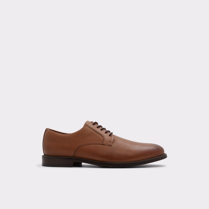 Aldo derby cipele HANFORD-W LEA SMOOTH - smeđa 1