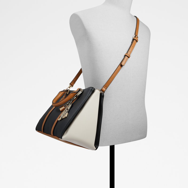 Aldo satchel torbica za nošenje u ruci ili na ramenu HARMONIE SYN MIX MAT - bež 3
