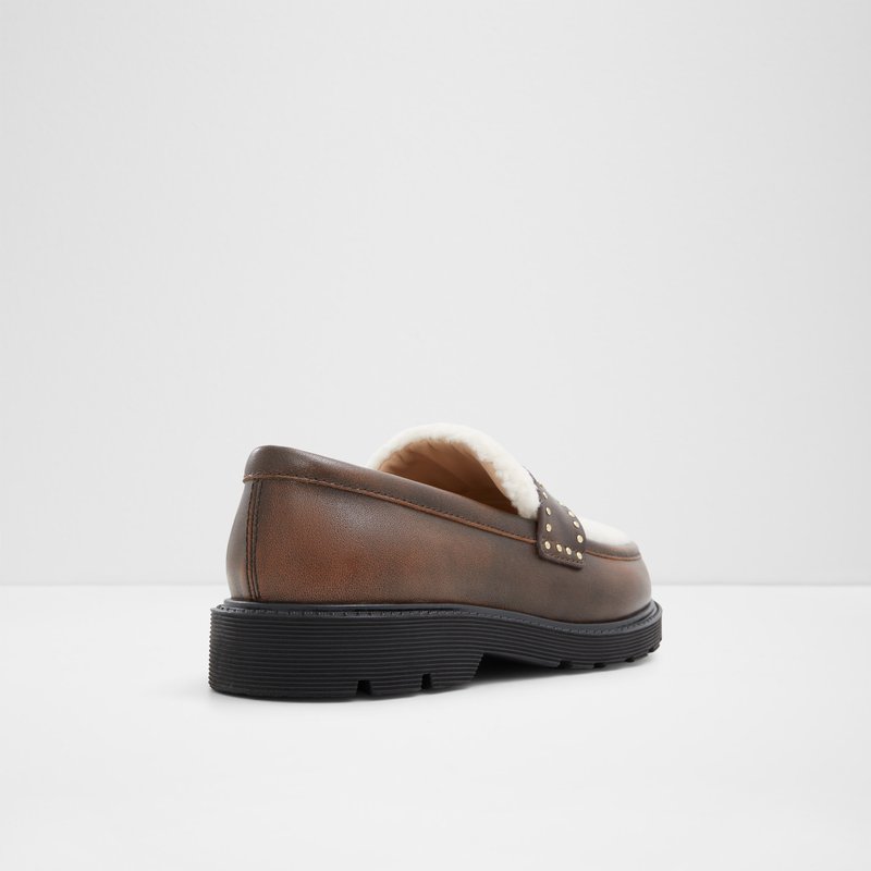 Aldo kožne mokasinke HARMONYX LEA DISTRESS - smeđa 6