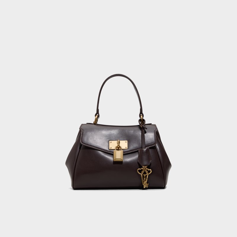 Aldo satchel torbica za nošenje u ruci ili na ramenu HEARTKEEPERMID SYN MIX MAT - smeđa 1