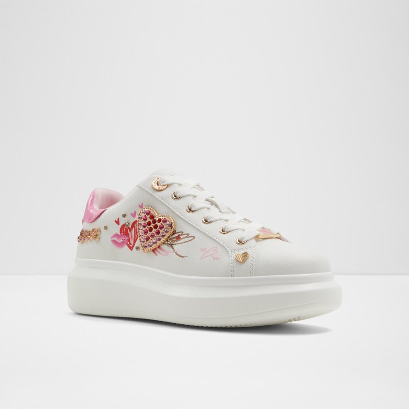 Aldo tenisice HEARTSTEP SYN MIX MAT - bijela 3