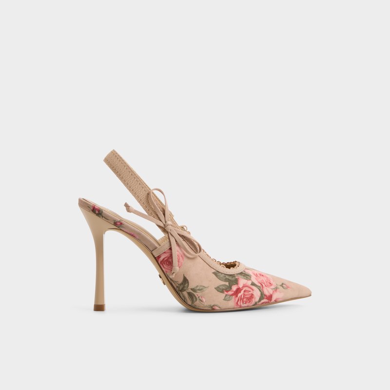 Aldo cipele na visoku petu HENNIE TEX WOVEN - multicolor 1