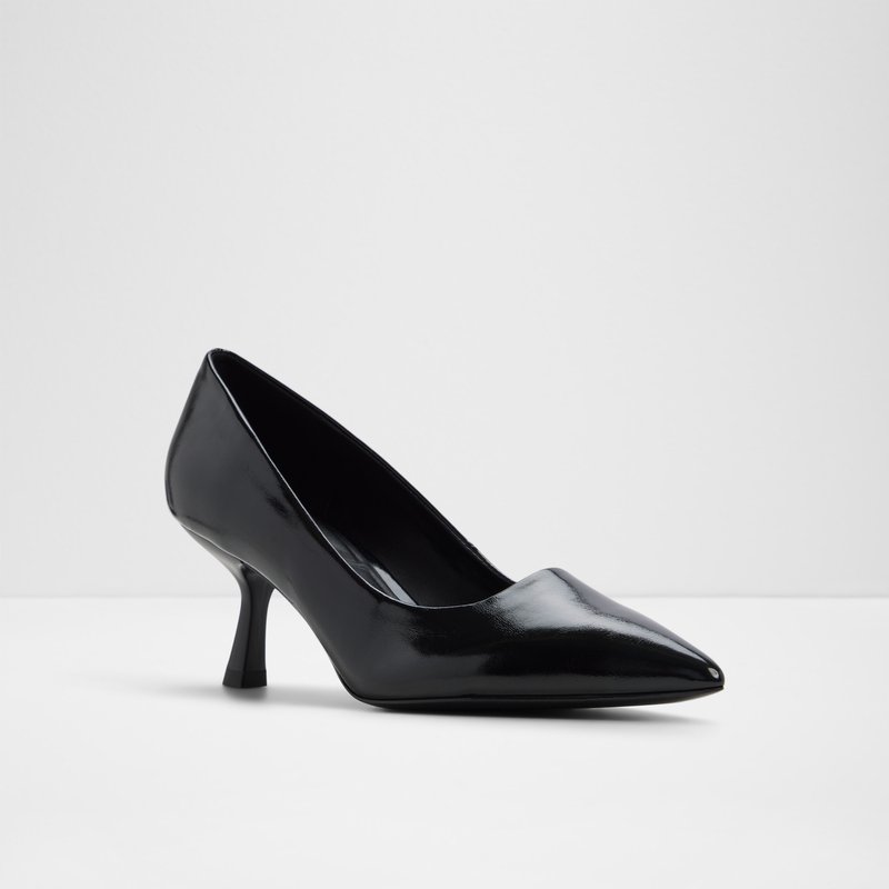 Aldo salonke na srednje visoku petu HENNLEE SYN CRACKLED - crna 3