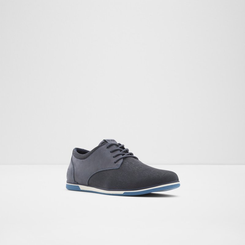 Aldo cipele na vezanje HERON SYN EMBOSSED - plava 4