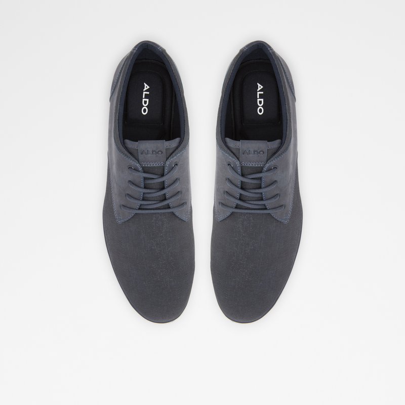 Aldo cipele na vezanje HERON SYN EMBOSSED - plava 6