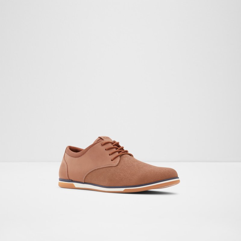 Aldo oxford cipele HERON SYN EMBOSSED - smeđa 4