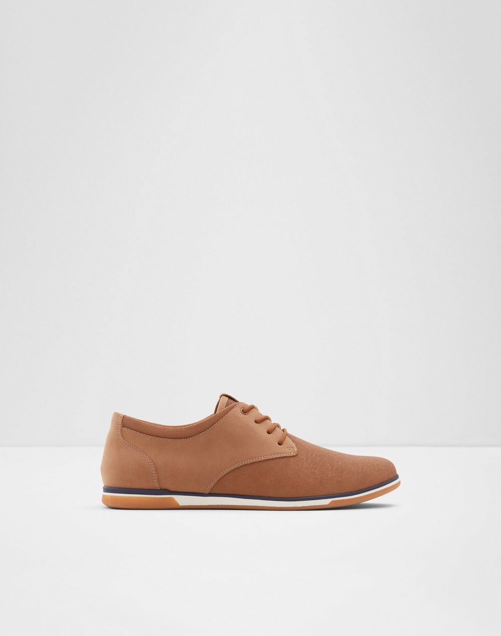 Aldo oxford cipele HERON SYN EMBOSSED - smeđa
