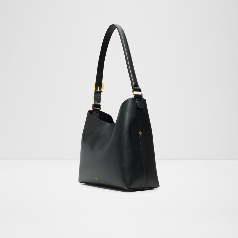 Aldo hobo torba za nošenje na ramenu HHOBOCHIC SYN MIX MAT - crna 2
