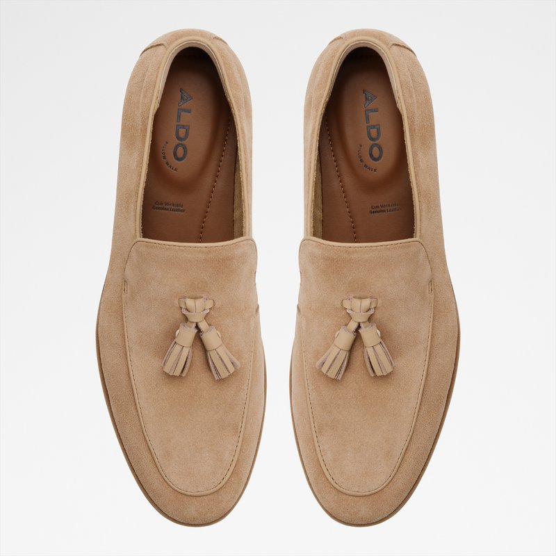 Aldo muške kožne mokasinke HOLLOW LEA SUEDE - bež 5