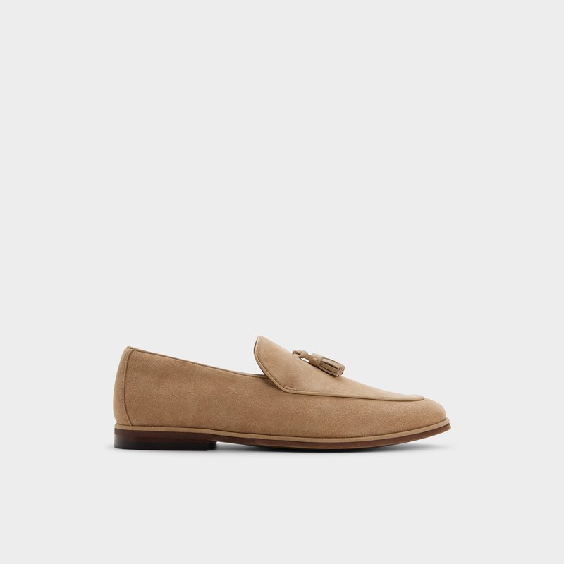 Aldo muške kožne mokasinke HOLLOW LEA SUEDE - bež 1