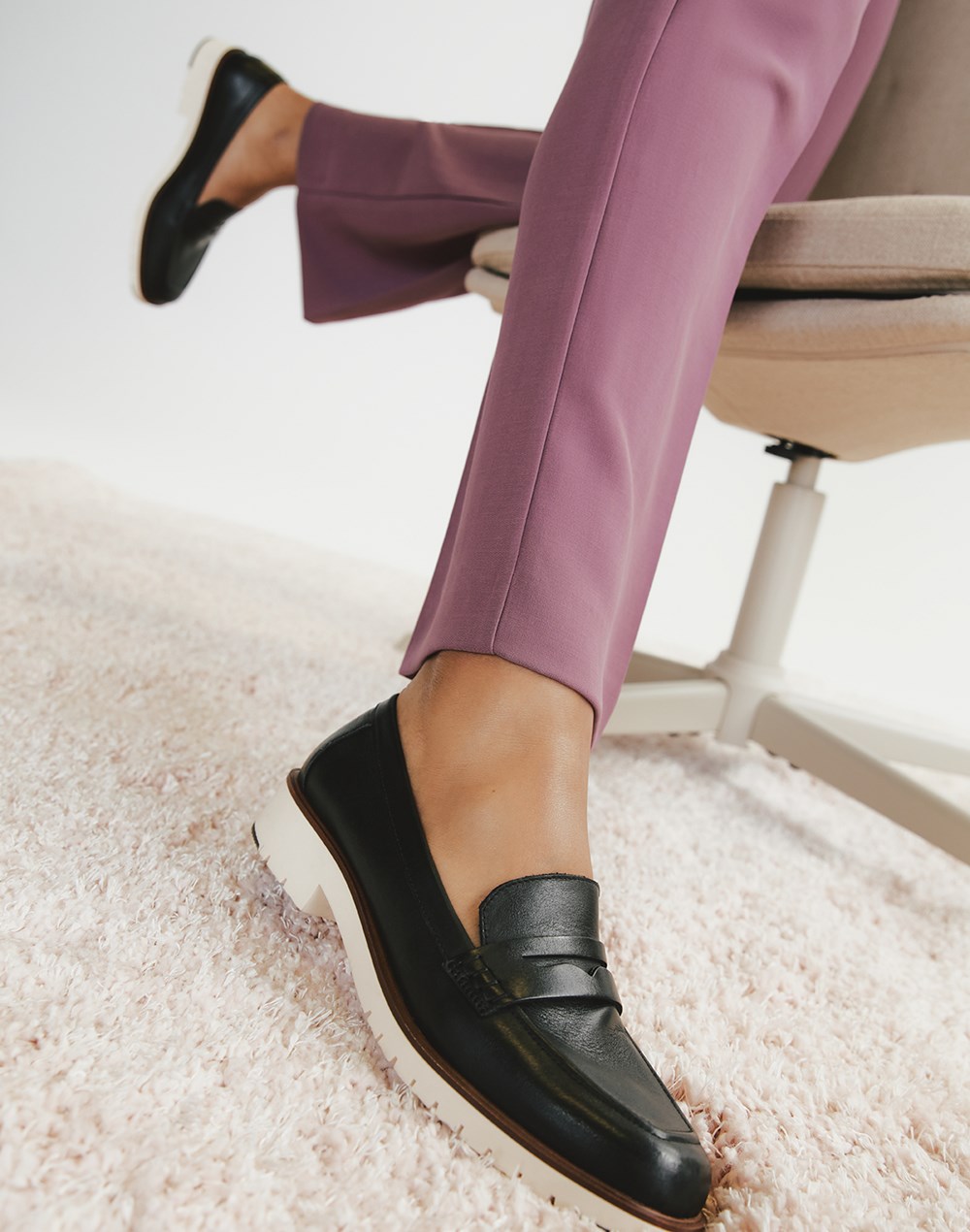 Aldo mokasine IBREDA LEA SMOOTH - crna