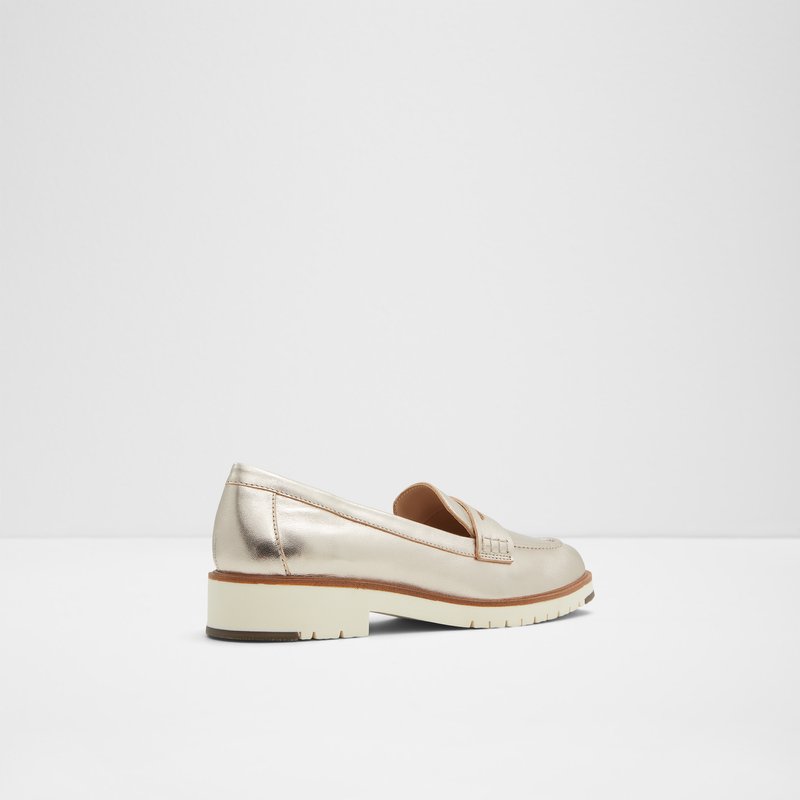 Aldo mokasinke IBREDA LEA METALLIC - srebrna 2