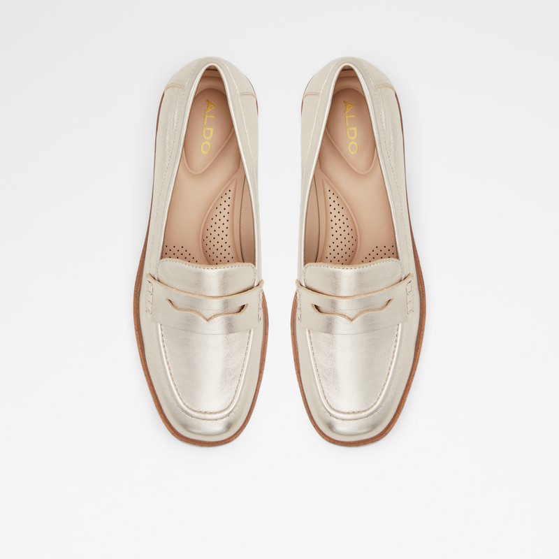 Aldo mokasinke IBREDA LEA METALLIC - srebrna 6