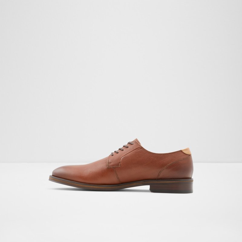 Aldo derby cipele IEZERUFLEX LEA SMOOTH - smeđa 3