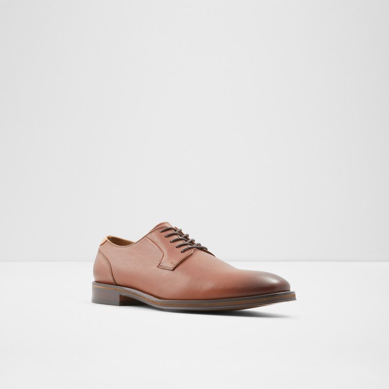 Aldo derby cipele IEZERUFLEX LEA SMOOTH - smeđa 4