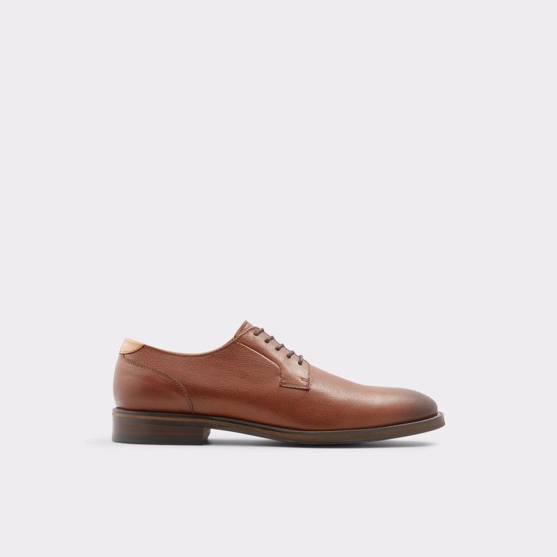 Aldo derby cipele IEZERUFLEX LEA SMOOTH - smeđa 1