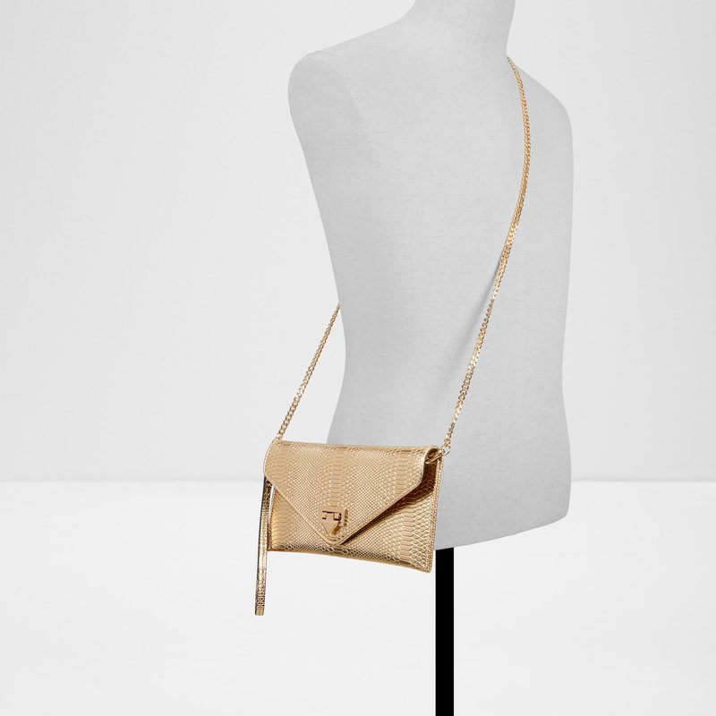 Aldo pismo torbica za nošenje u ruci ili na ramenu IILIANA SYN MIX MAT - zlatna 4