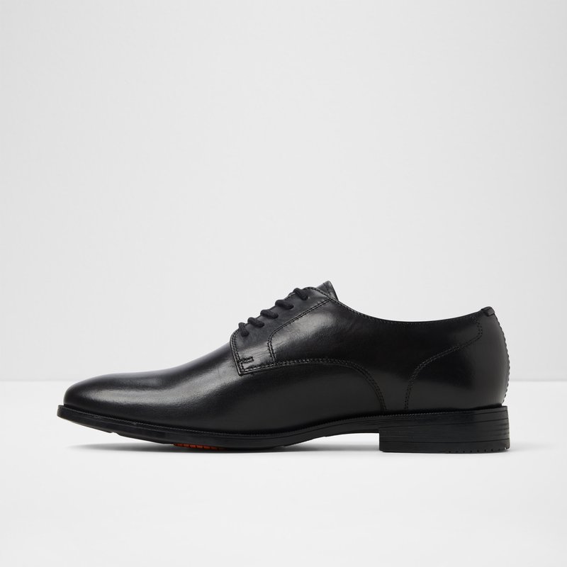 Aldo derby cipele INTANJAY-IN LEA SMOOTH - crna 7